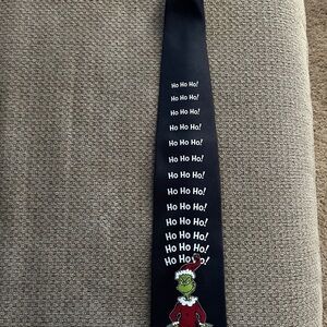 Grinch Christmas Tie